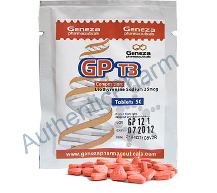 Buy Steroids Online - Buy GP T3 (Trijodthyronin, Cytomel) - Geneza Pharmaceuticals
